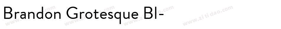 Brandon Grotesque Bl字体转换